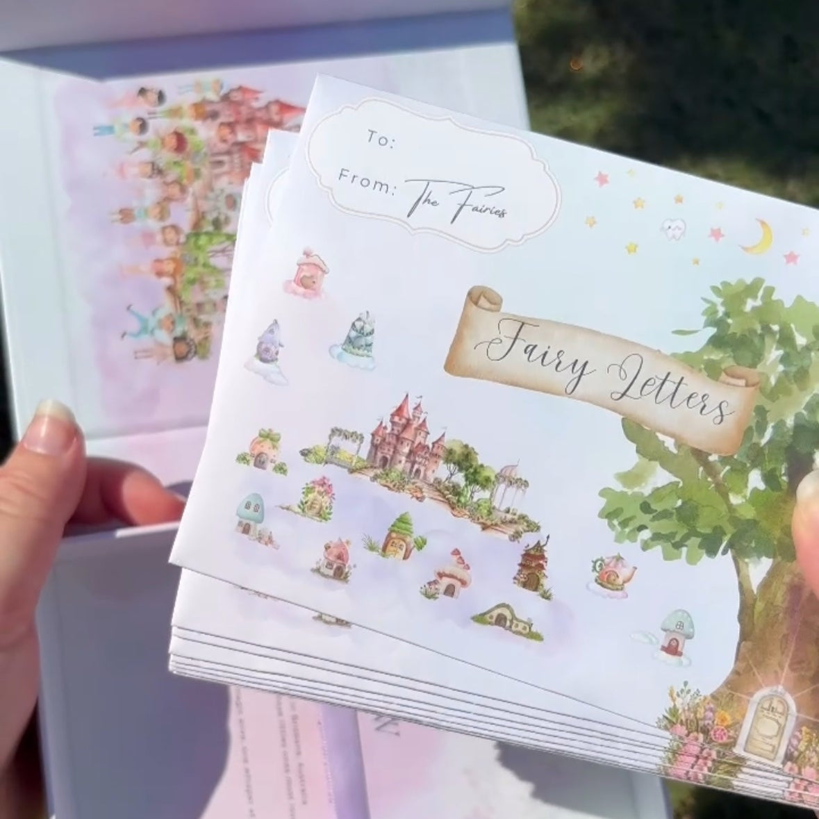 Holding Fairy Letters out of Box