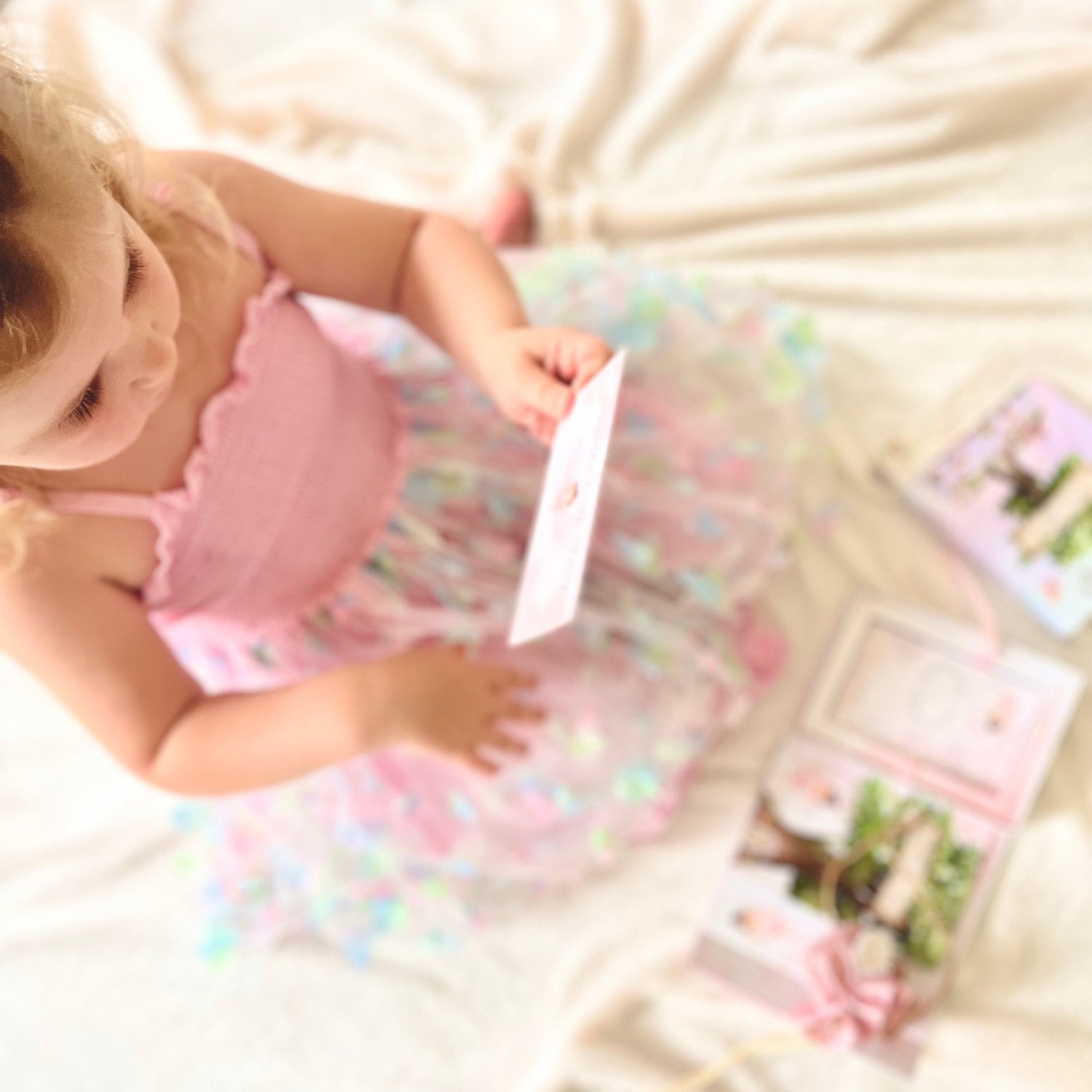 Little Hands Holding Tooth Fairy Intro Card