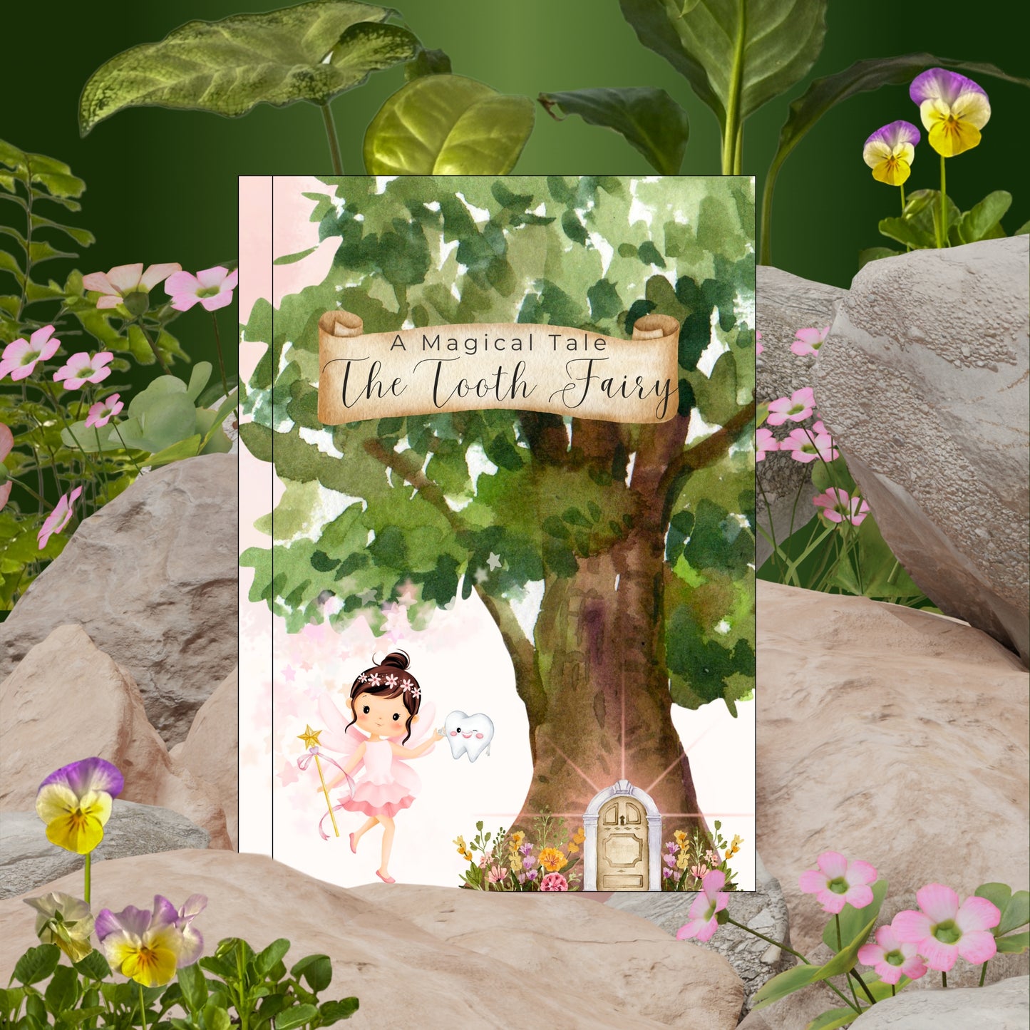 Tooth Fairy Enchanted Card Set in Pink