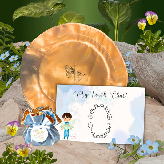Tooth Fairy Enchanted Card Set in Blue